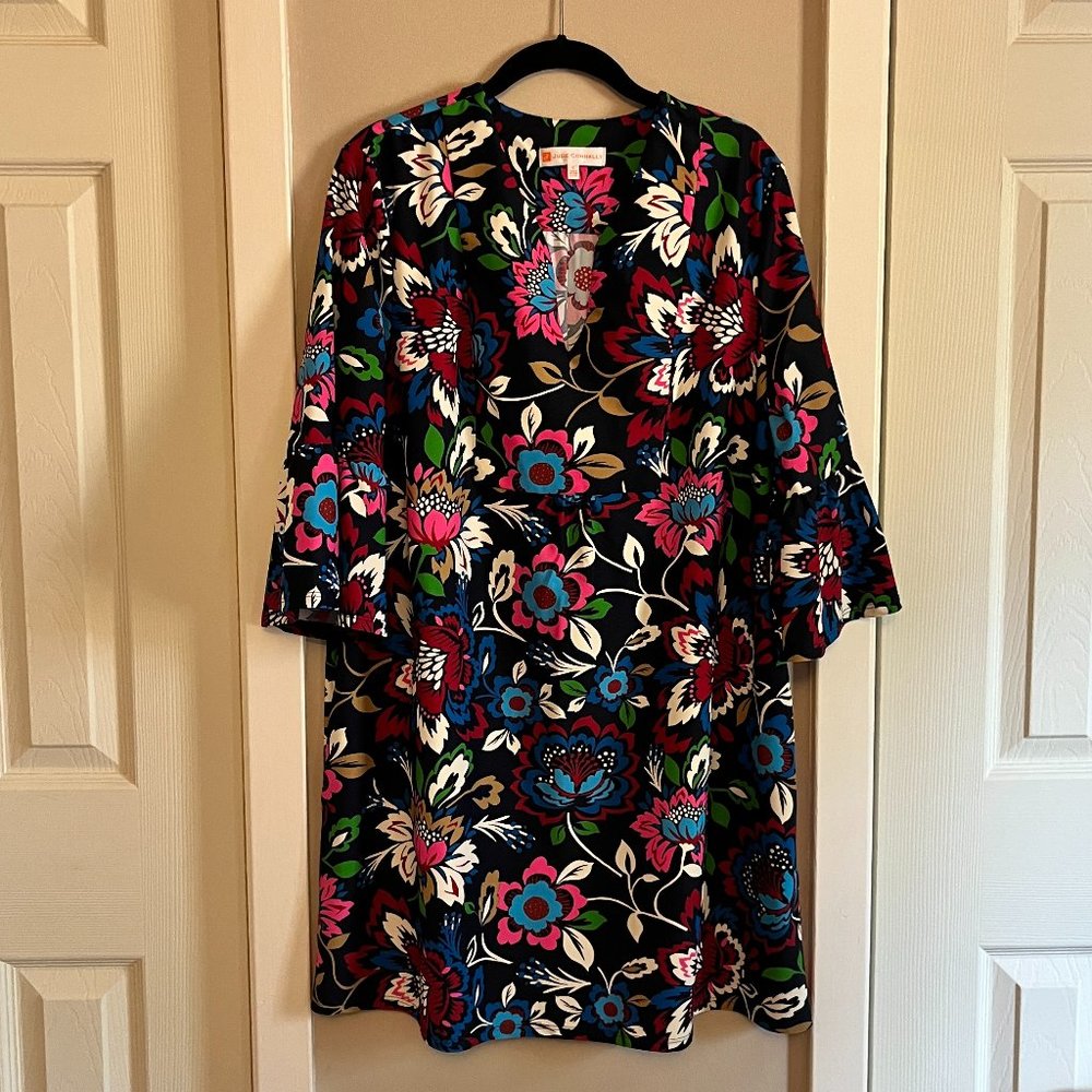 Jude Connally Kerry Navy Floral Printed Dress